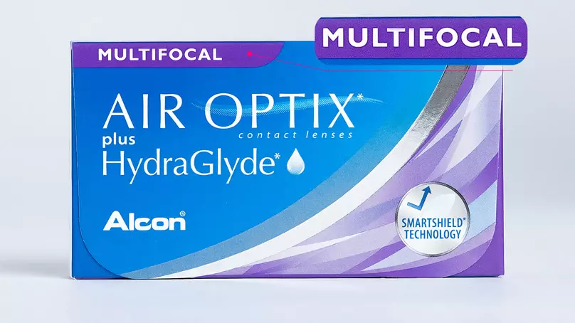 Контактные линзы AIR OPTIX plus HydraGlyde Multifocal (3 линзы)