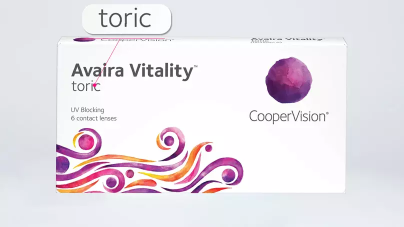Контактные линзы Avaira Vitality toric (6 линз)