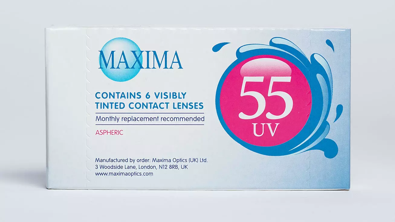 Контактные линзы Maxima 55 UV ASPHERIC (6 линз) контактные линзы optosoft 55 uv 6 линз