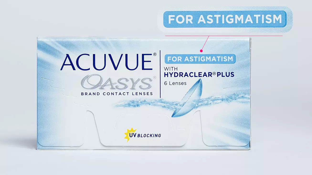 контактные линзы acuvue oasys max 1 day 30 линз Контактные линзы ACUVUE OASYS for Astigmatism with Hydraclear Plus (6 линз)