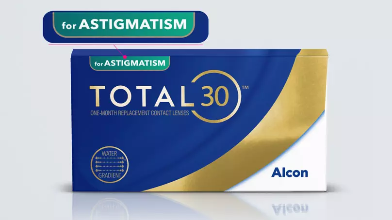 Контактные линзы TOTAL30 for Astigmatism (3 линзы)