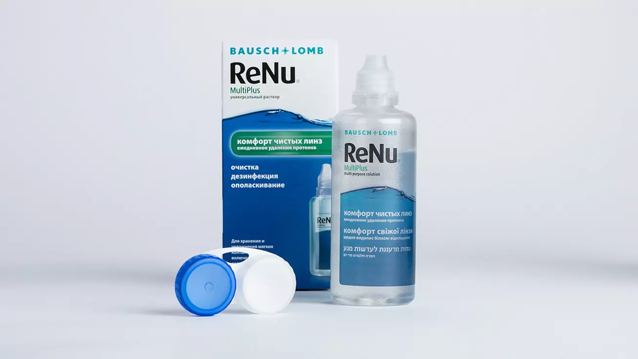 Раствор ReNu MultiPlus (120 ml + контейнер)