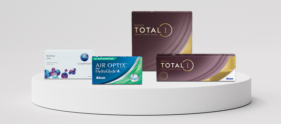 Контактные линзы, которые вы покупали чаще всего за последние полгода
