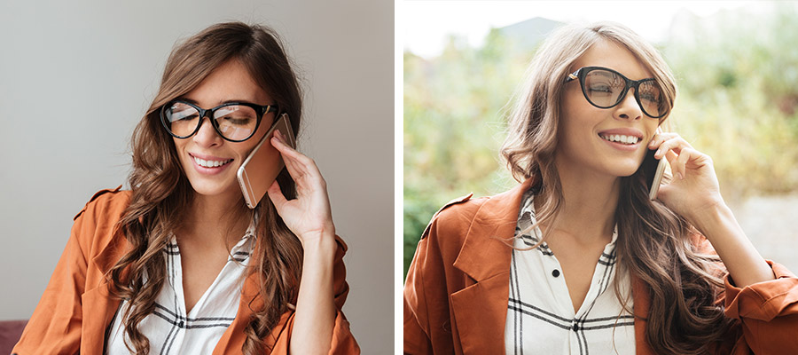 Очки для коррекции зрения с защитой от ультрафиолета