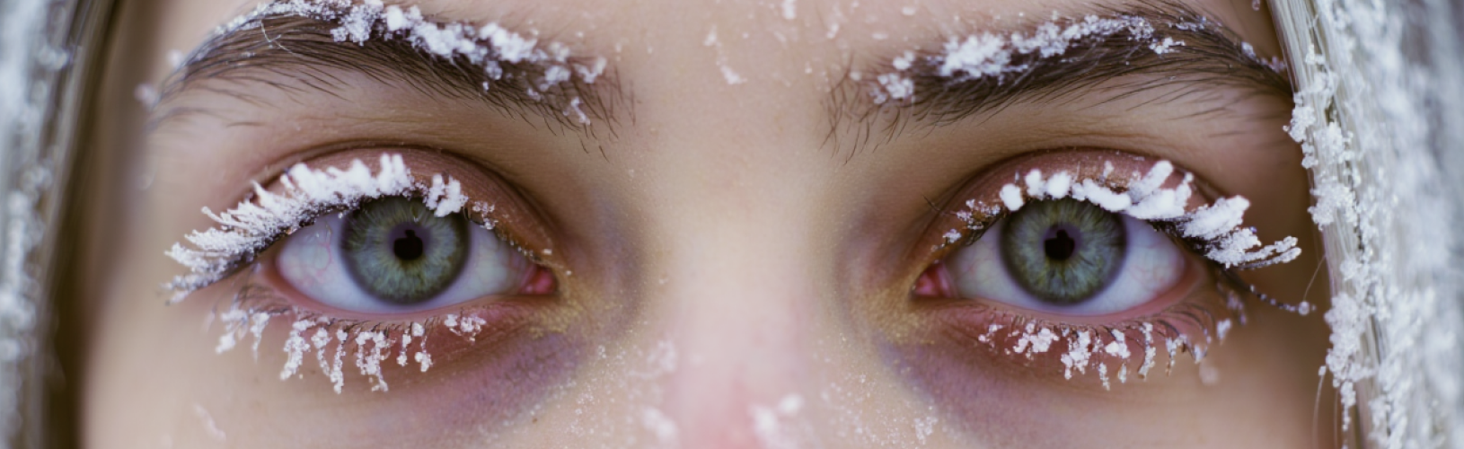 Линза может примерзнуть к глазу?