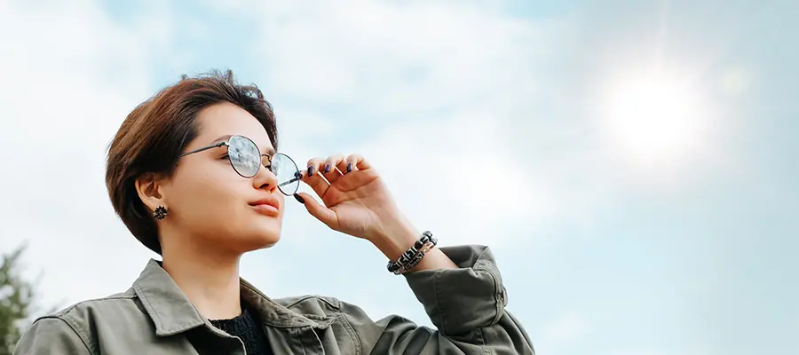 Очки для коррекции зрения с защитой от ультрафиолета