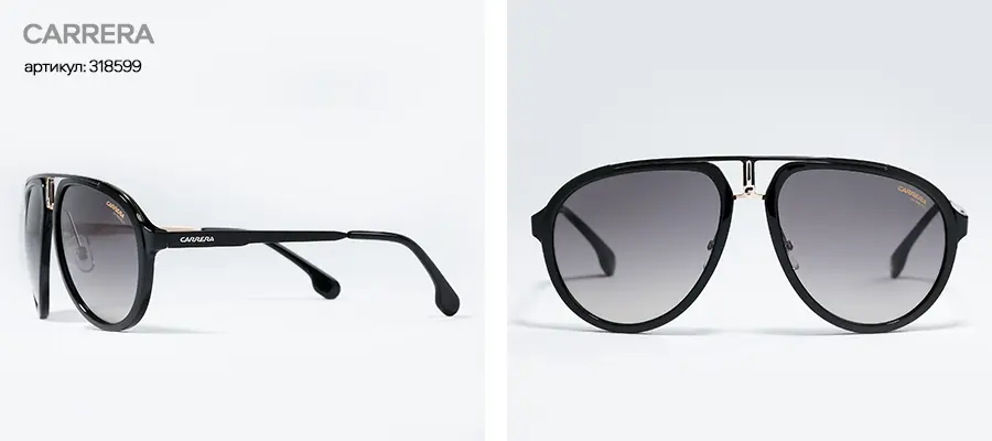 Пять эффектных солнцезащитных очков в черном цвете