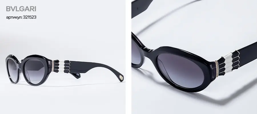 Пять эффектных солнцезащитных очков в черном цвете