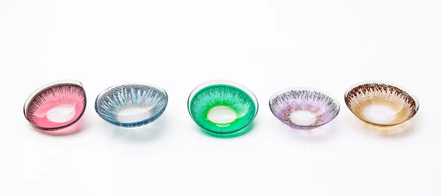 Цветные контактные линзы: яркие варианты для вечеринки или на каждый день