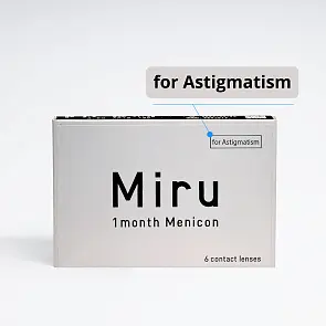 Miru 1 month for Astigmatism (6 линз)