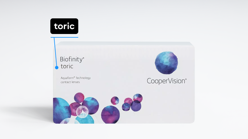 Biofinity XR Toric линзы при астигматизме (3 линзы)