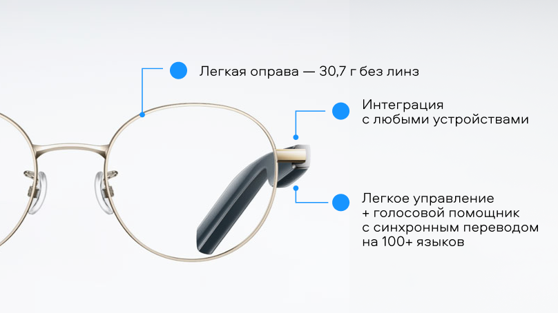 Оправа Superhexa Смарт аудио SS-0201GL SS0203CN золотой