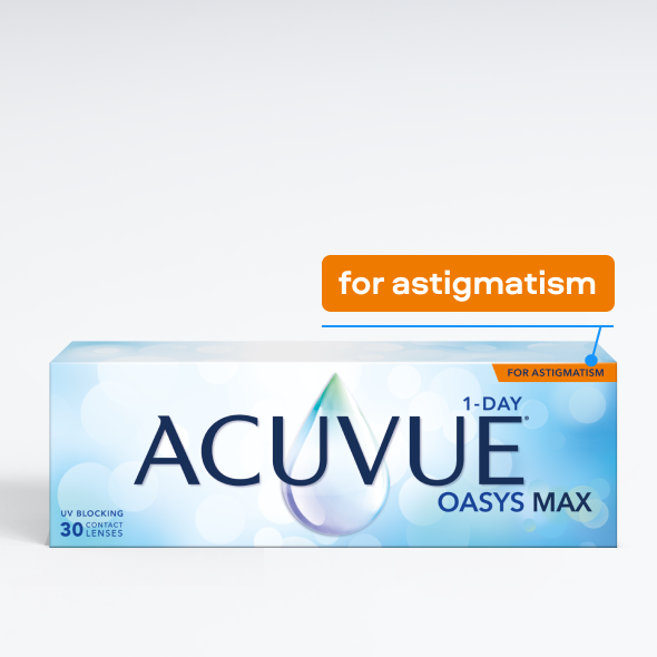 ACUVUE OASYS MAX 1-Day for ASTIGMATISM линзы при астигматизме (30 линз)