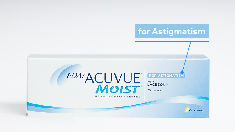 1 DAY ACUVUE MOIST for ASTIGMATISM (30 линз)