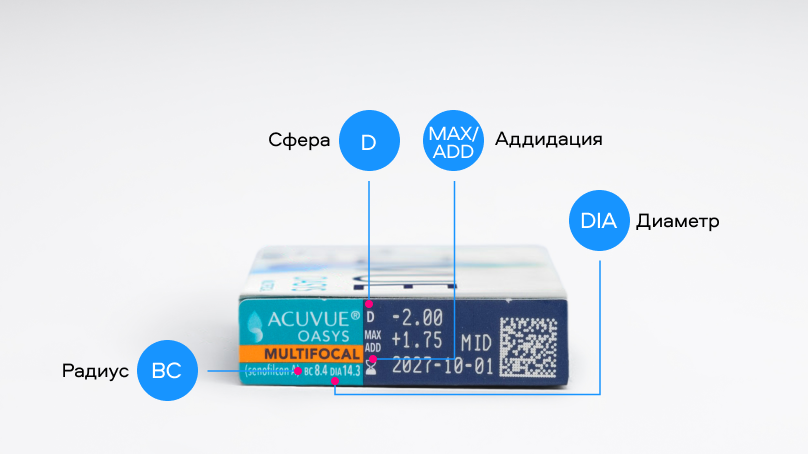 ACUVUE OASYS MULTIFOCAL (6 линз)