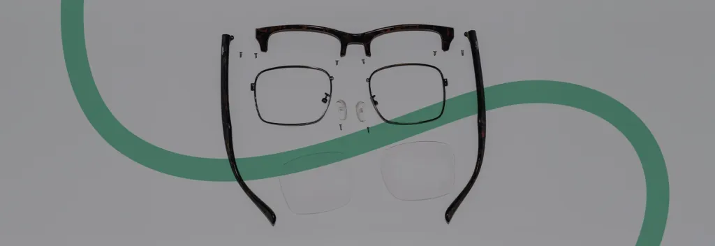 Из каких деталей состоят очки