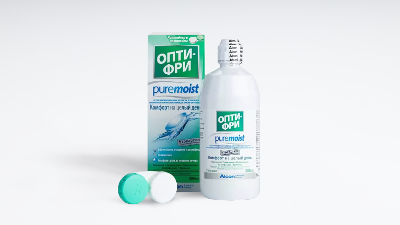 Раствор Опти-Фри  PureMoist (300 ml + контейнер)
