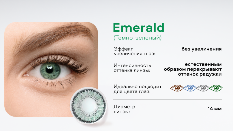 Цветные линзы SofLens Natural Colors (2 шт.)