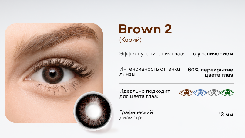 Цветные линзы OKVision FUSION Color (2 шт.)