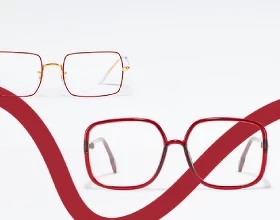 Подборка трендовых очков в цвете бордо