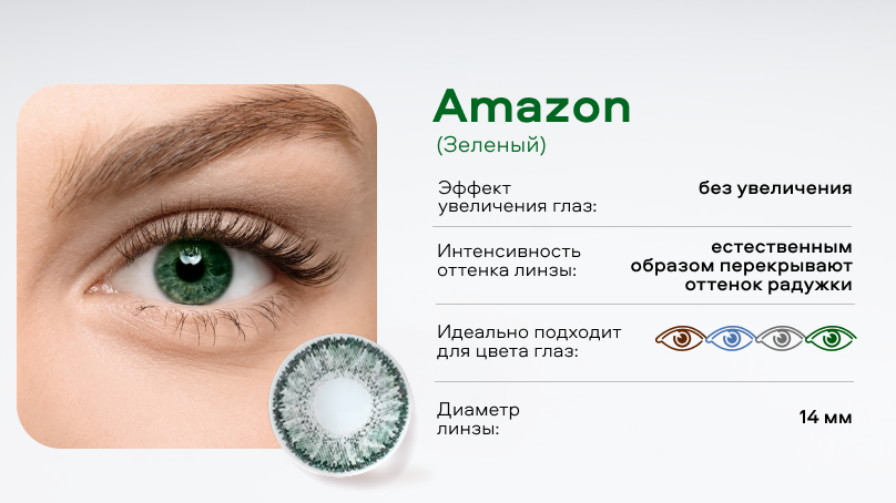 Цветные линзы SofLens Natural Colors (2 шт.)