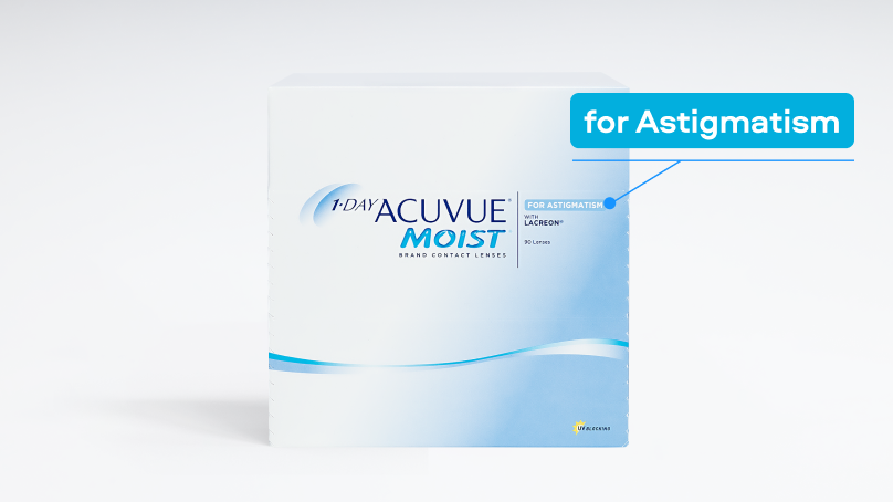 1 DAY ACUVUE MOIST for ASTIGMATISM (90 линз)