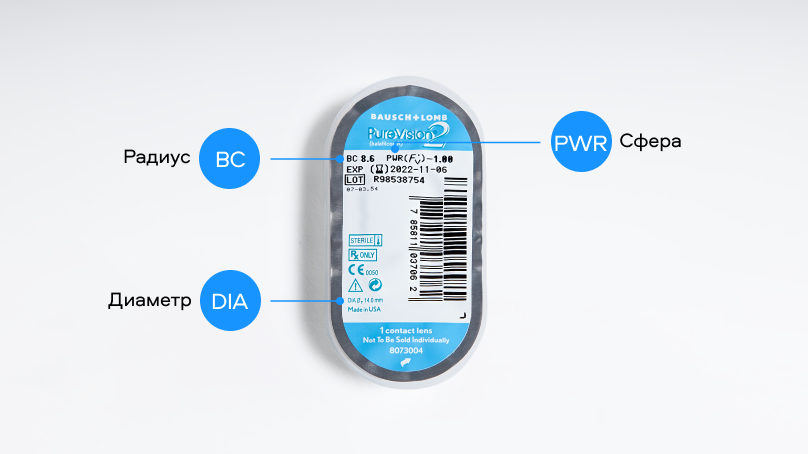 Pure Vision 2 (6 линз)