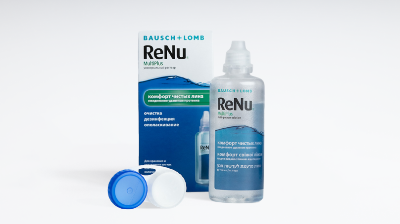 Раствор ReNu MultiPlus (120 ml + контейнер)
