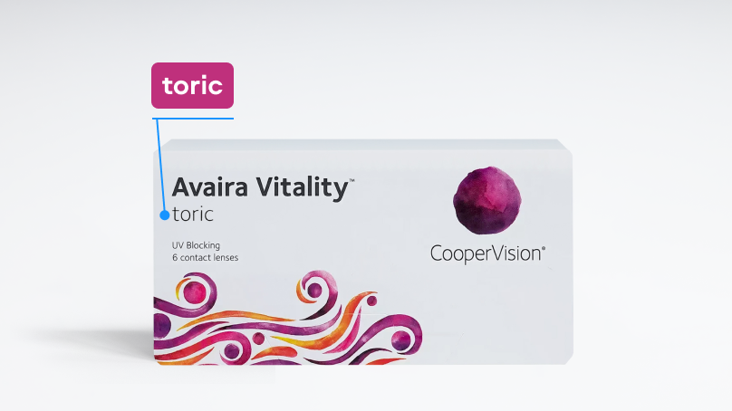 Avaira Vitality toric линзы при астигматизме (6 линз)