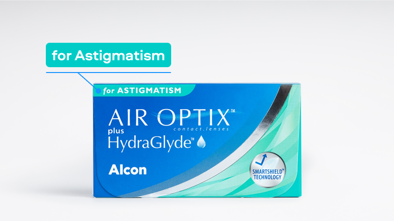 AIR OPTIX plus HydraGlyde For Astigmatism (3 линзы)
