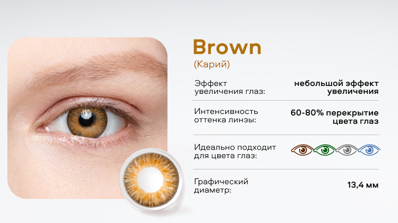 Цветные линзы Офтальмикс Баттерфляй 3T без диоптрий (2 шт.)