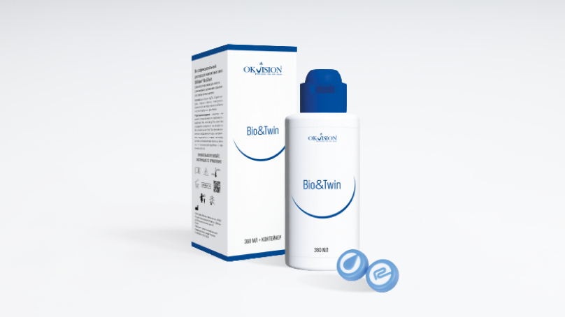 Раствор OKVision Bio&Twin (360 мл + контейнер)