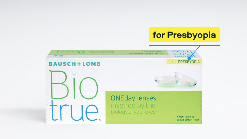 Biotrue ONEday for Presbyopia (30 линз)