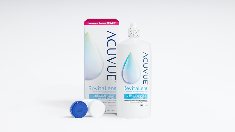 Раствор ACUVUE RevitaLens (360 мл + контейнер)