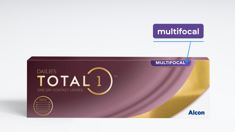 Dailies Total 1 Multifocal (30 линз)