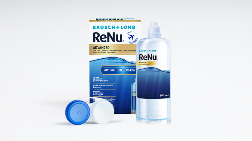Раствор ReNu Advanced (100 ml + контейнер)