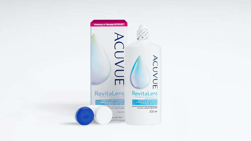 Раствор ACUVUE RevitaLens (300 мл + контейнер)
