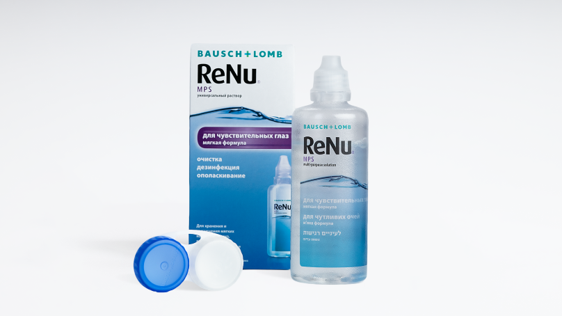 Раствор ReNu MPS (120 ml + контейнер)