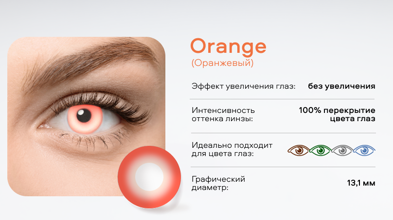 Цветные линзы Adria Neon без диоптрий (2 шт.)