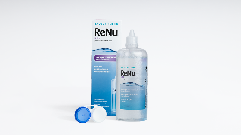 Раствор ReNu MPS (360 ml + контейнер)