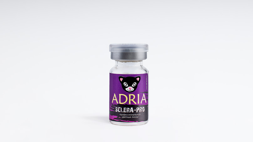 Цветные линзы Adria Sclera Pro без диоптрий (1 линза)