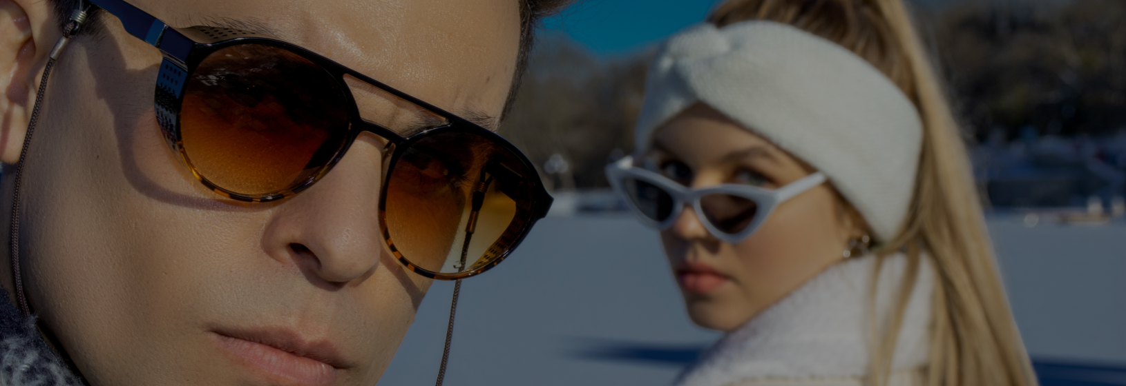 Солнцезащитные очки зимой